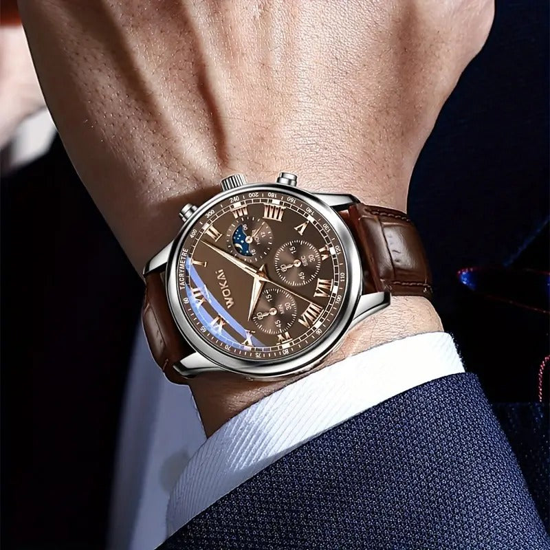 Men's Quartz Sports Casual Watches and Belts